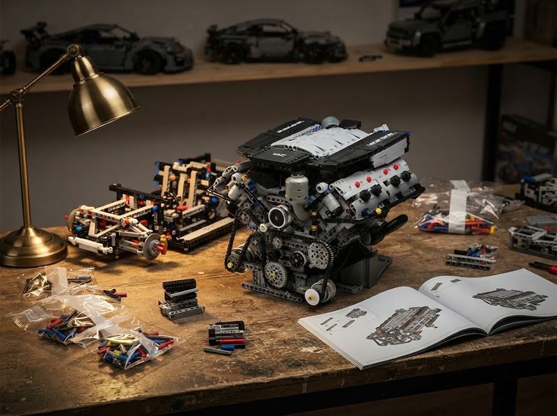 Nifeliz V8 Engine Building Set