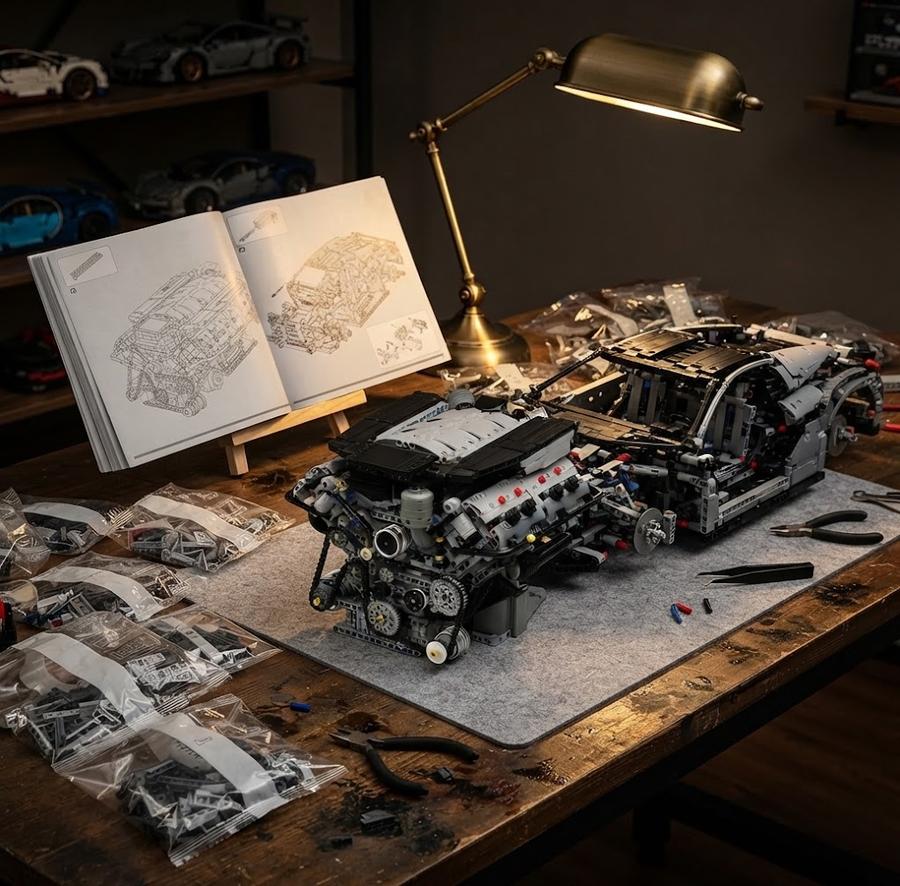 Nifeliz V8 Engine Building Set