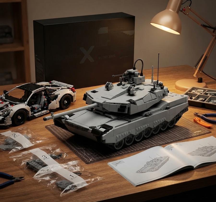 Nifeliz Abrams-X Tank Building Set