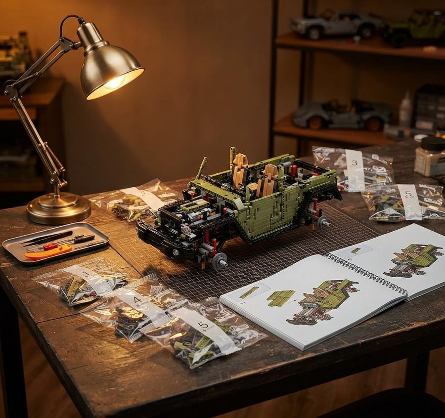 Nifeliz Willis 4x4 Off-Road Car Building Set