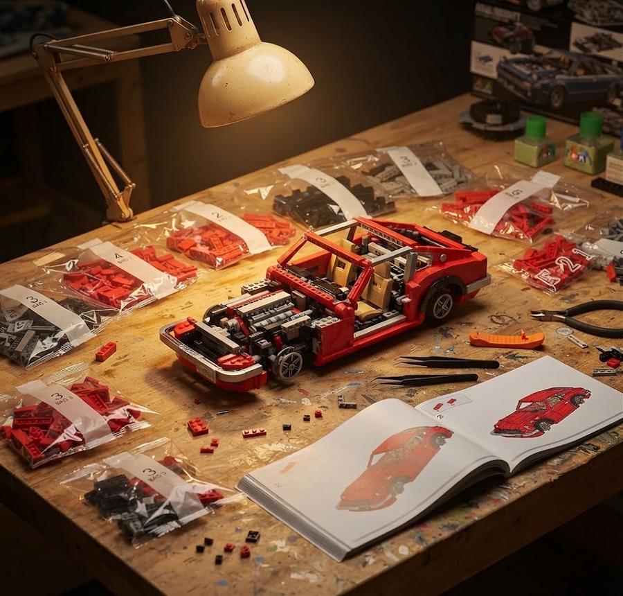 Nifeliz Z240 Sports Car Building Set